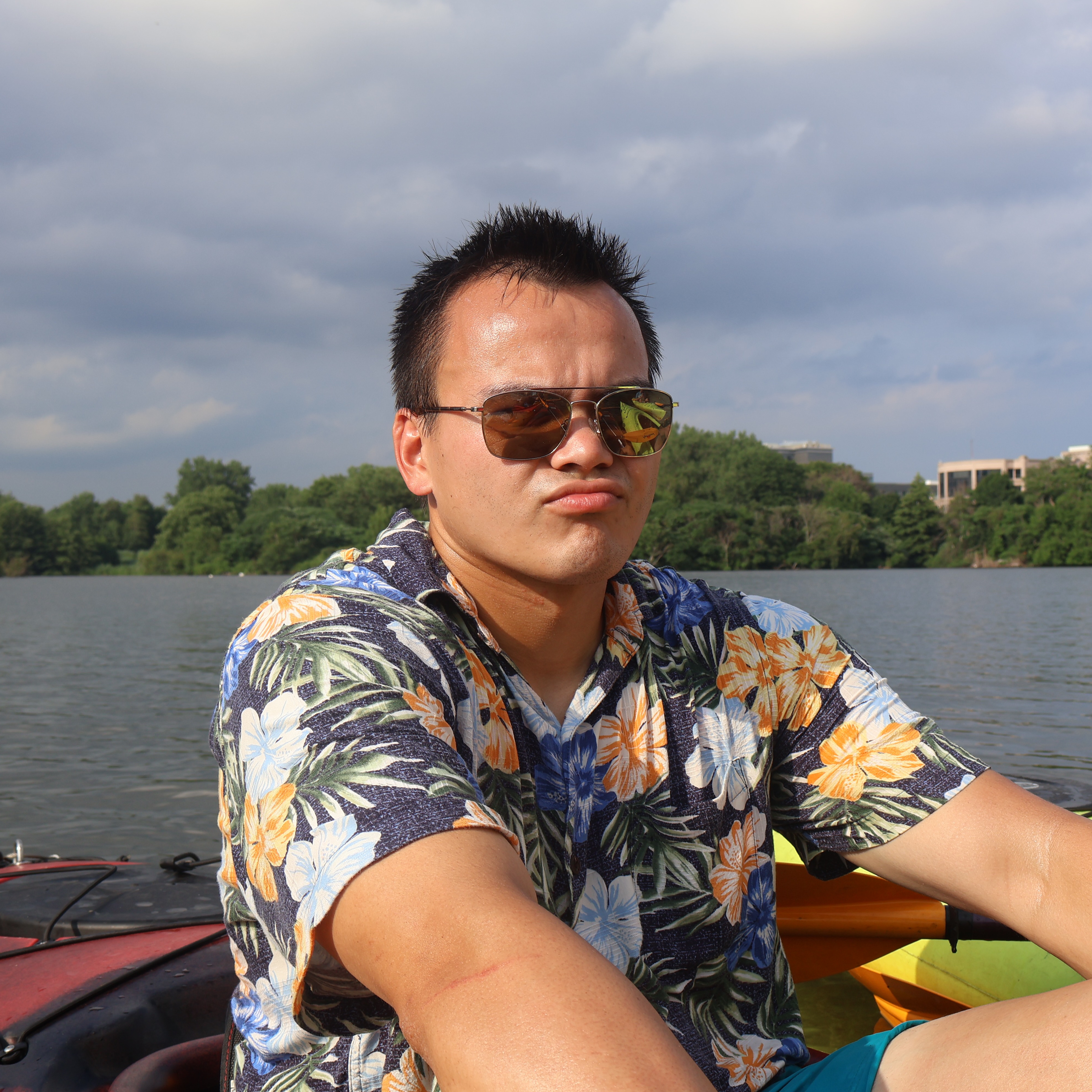 Devin with his family